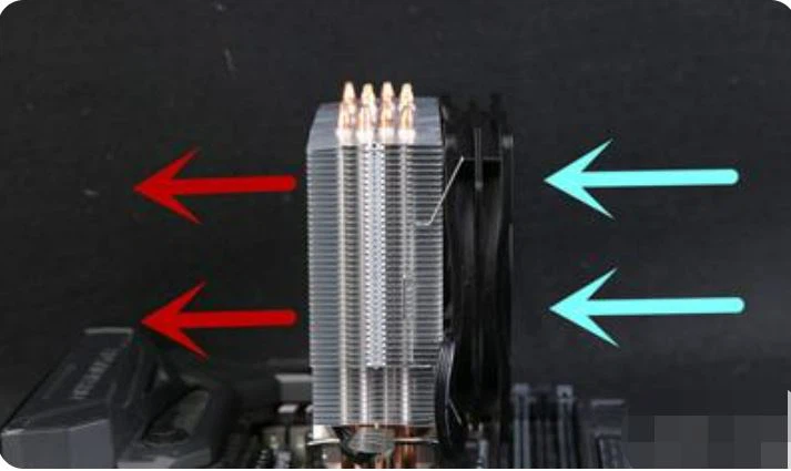 tower blower heatsink