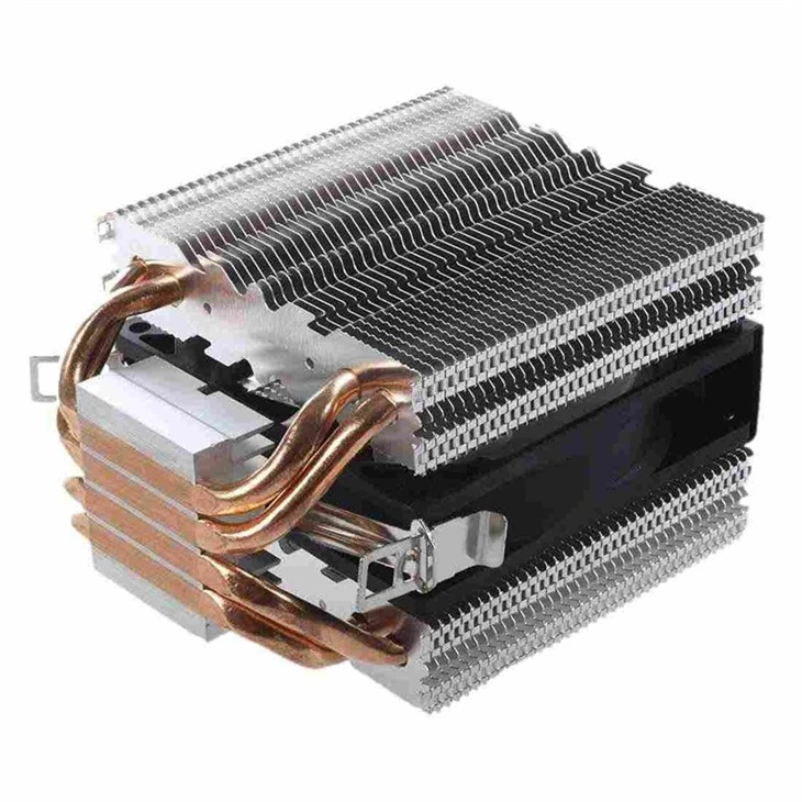 Pibell Gwres Alwminiwm Zipper Fin Heatsink