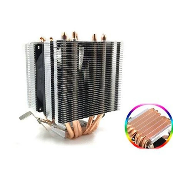 Heat Pipe Aluminum Zipper Fin Heatsink